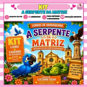Kit Livro + Caderno de Atividades Classe Intermediária - A Serpente da Matriz Kit Livro + Caderno de Atividades Classe Intermediária - A Serpente da Matriz