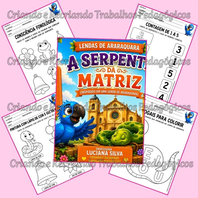 Kit Livro + Caderno de Atividades Classe Intermediária - A Serpente da Matriz Kit Livro + Caderno de Atividades Classe Intermediária - A Serpente da Matriz - Imagem 5