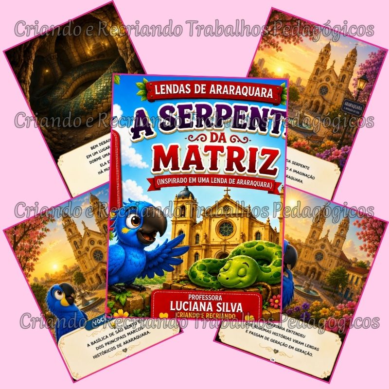 Kit Livro + Caderno de Atividades 4ª Etapa - A Serpente da Matriz Kit Livro + Caderno de Atividades 4ª Etapa - A Serpente da Matriz - Imagem 5