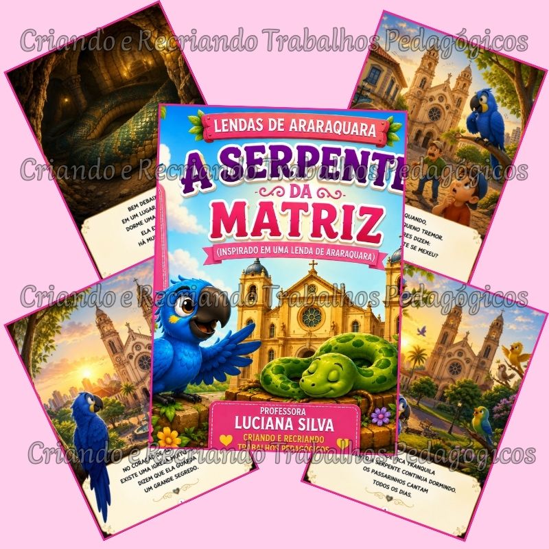 Kit Livro + Caderno de Atividades Berçário II - A Serpente da Matriz Kit Livro + Caderno de Atividades Berçário II - A Serpente da Matriz - Imagem 4