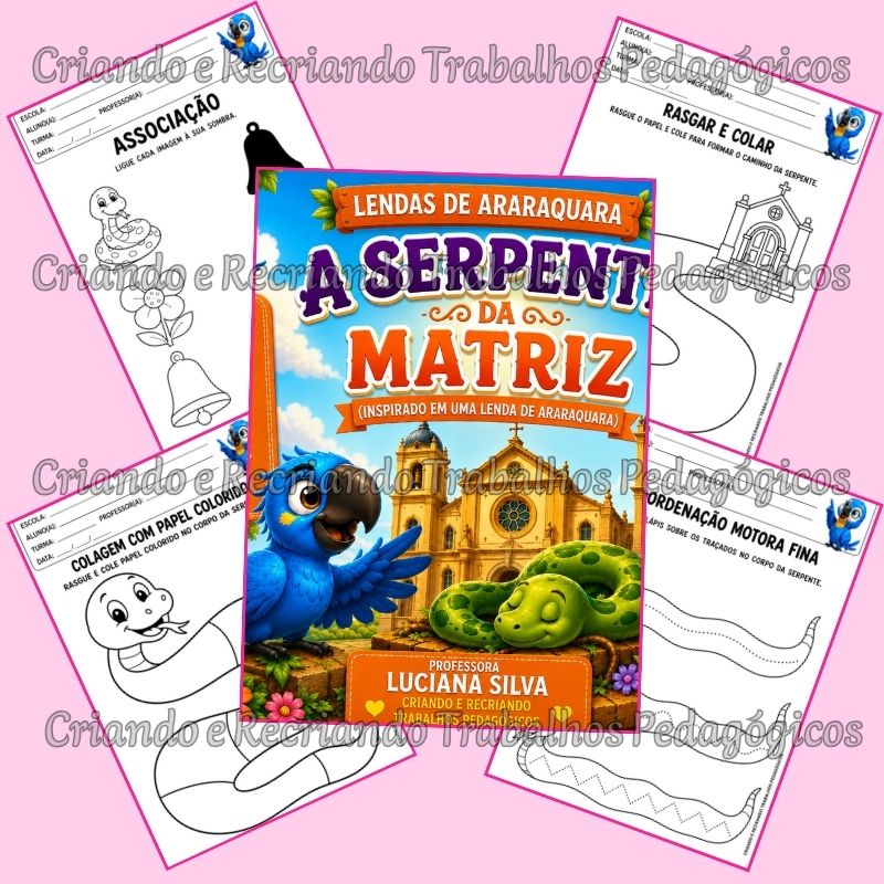 Kit Livro + Caderno de Atividades Classe Intermediária - A Serpente da Matriz Kit Livro + Caderno de Atividades Classe Intermediária - A Serpente da Matriz - Imagem 3