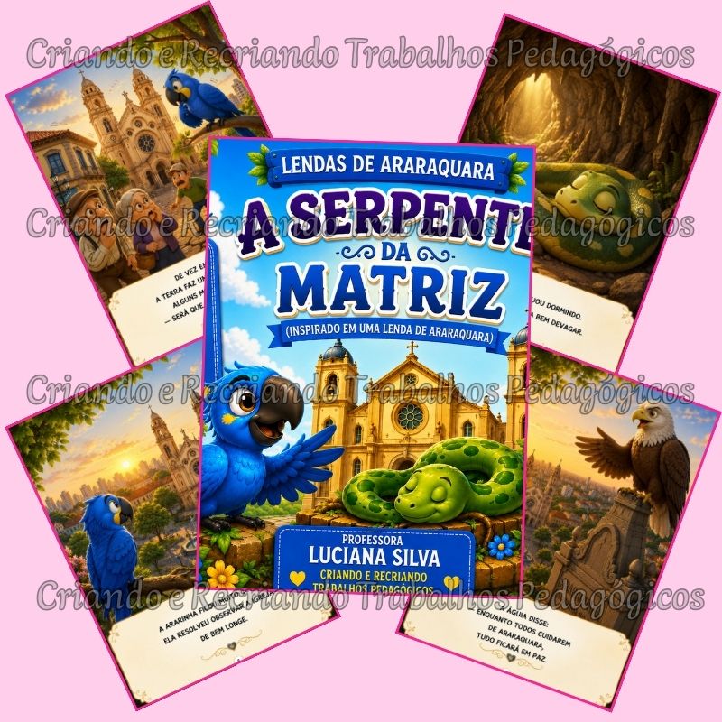 Kit Livro + Caderno de Atividades 3ª Etapa - A Serpente da Matriz Kit Livro + Caderno de Atividades 3ª Etapa - A Serpente da Matriz - Imagem 3