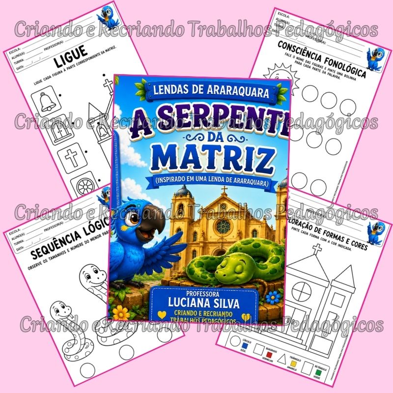 Kit Livro + Caderno de Atividades 3ª Etapa - A Serpente da Matriz Kit Livro + Caderno de Atividades 3ª Etapa - A Serpente da Matriz - Imagem 2
