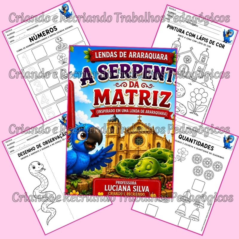 Kit Livro + Caderno de Atividades 4ª Etapa - A Serpente da Matriz Kit Livro + Caderno de Atividades 4ª Etapa - A Serpente da Matriz - Imagem 2