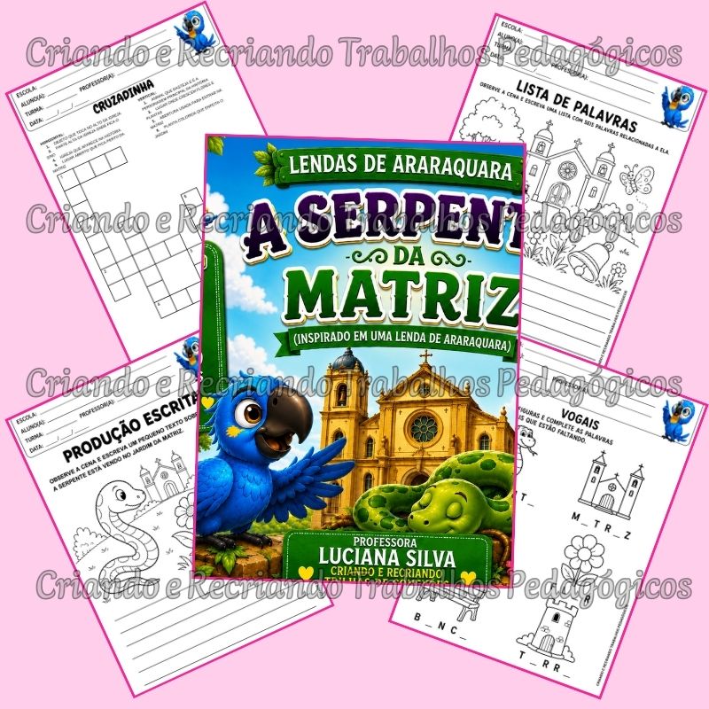 Kit Livro + Caderno de Atividades 5ª Etapa - A Serpente da Matriz Kit Livro + Caderno de Atividades 5ª Etapa - A Serpente da Matriz - Imagem 2