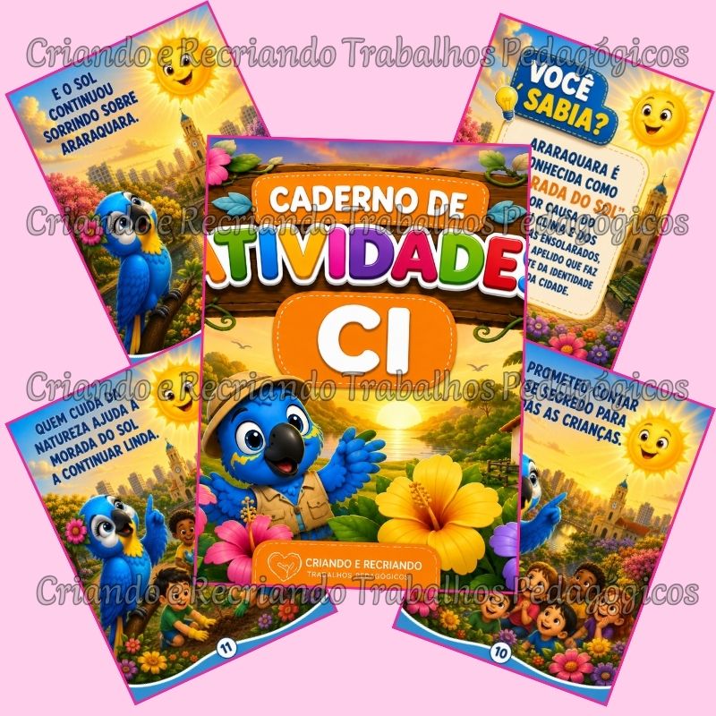 Kit Livro Infantil + Caderno de Atividades Classe Intermediária - O Segredo da Morada do Sol Kit Livro Infantil + Caderno de Atividades Classe Intermediária - O Segredo da Morada do Sol - Imagem 5