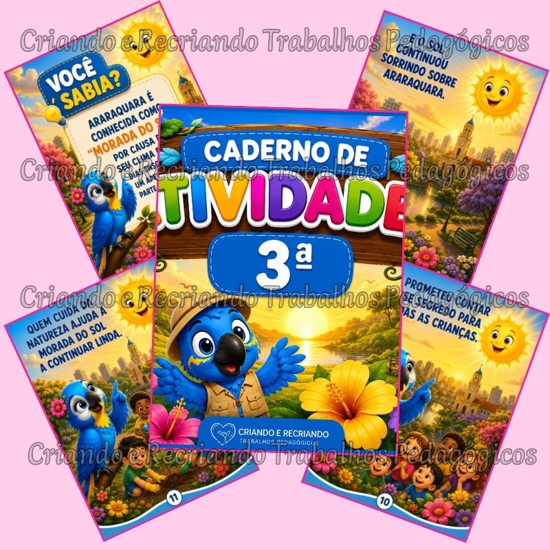 Kit Livro Infantil + Caderno de Atividades 3ª Etapa - O Segredo da Morada do Sol Kit Livro Infantil + Caderno de Atividades 3ª Etapa - O Segredo da Morada do Sol - Imagem 5