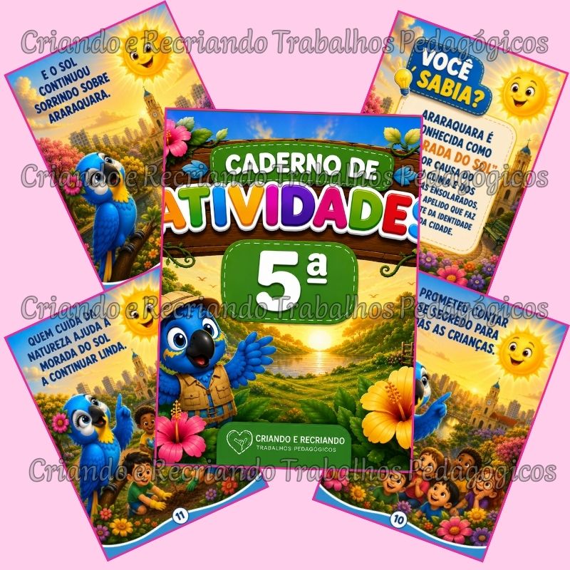 Kit Livro Infantil + Caderno de Atividades 5ª Etapa - O Segredo da Morada do Sol Kit Livro Infantil + Caderno de Atividades 5ª Etapa - O Segredo da Morada do Sol - Imagem 5