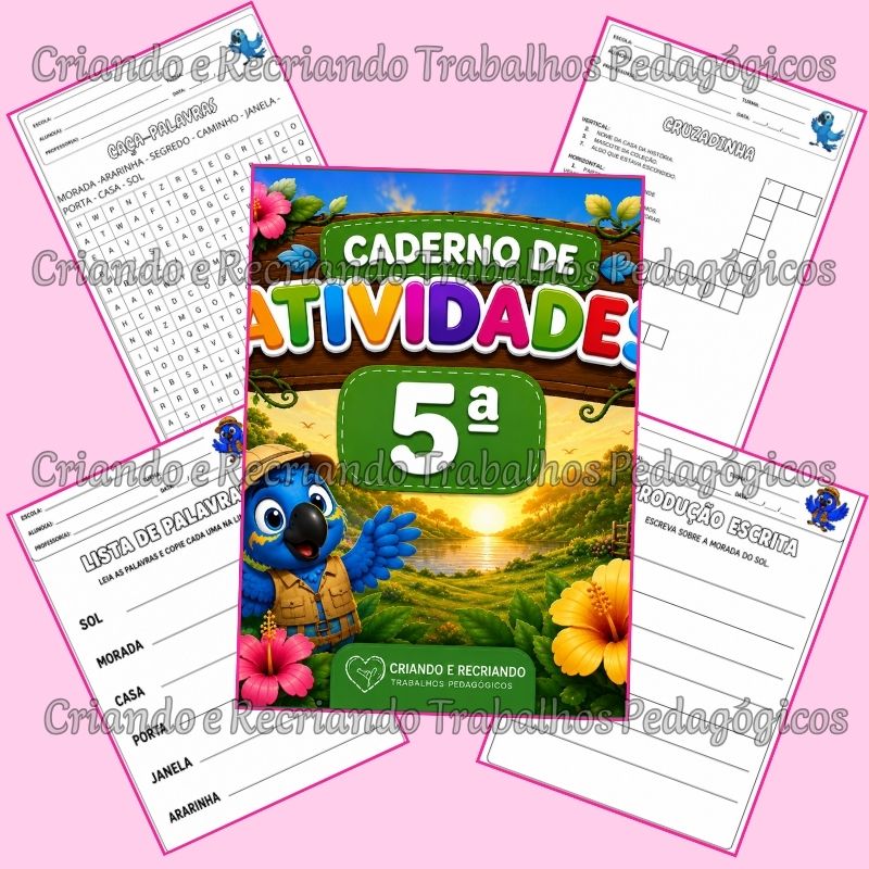Kit Livro Infantil + Caderno de Atividades 5ª Etapa - O Segredo da Morada do Sol Kit Livro Infantil + Caderno de Atividades 5ª Etapa - O Segredo da Morada do Sol - Imagem 4