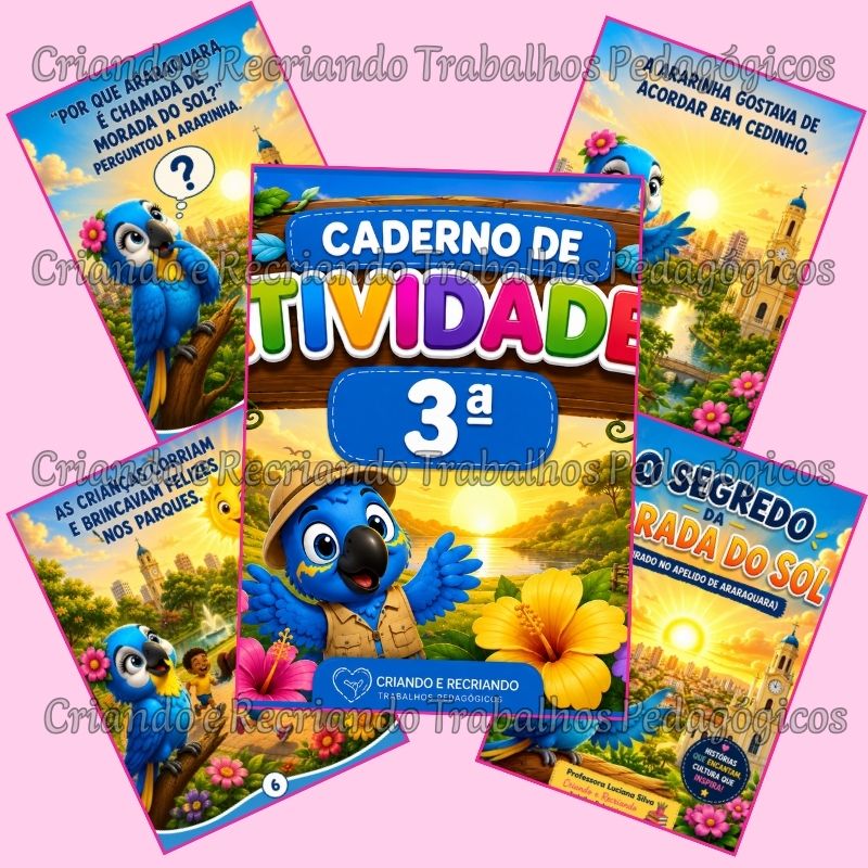 Kit Livro Infantil + Caderno de Atividades 3ª Etapa - O Segredo da Morada do Sol Kit Livro Infantil + Caderno de Atividades 3ª Etapa - O Segredo da Morada do Sol - Imagem 3