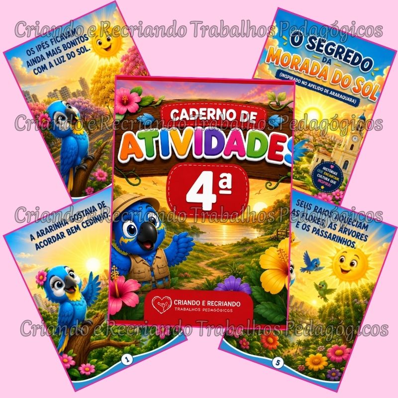 Kit Livro Infantil + Caderno de Atividades 4ª Etapa - O Segredo da Morada do Sol Kit Livro Infantil + Caderno de Atividades 4ª Etapa - O Segredo da Morada do Sol - Imagem 3
