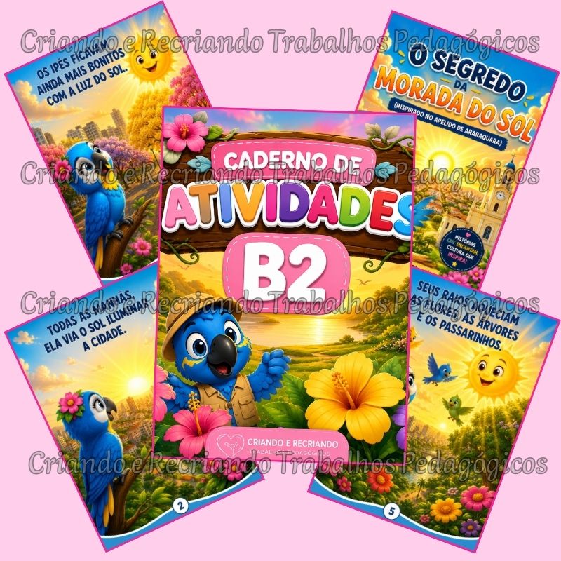 Kit Livro Infantil + Caderno de Atividades Berçário II - O Segredo da Morada do Sol Kit Livro Infantil + Caderno de Atividades Berçário II - O Segredo da Morada do Sol - Imagem 3