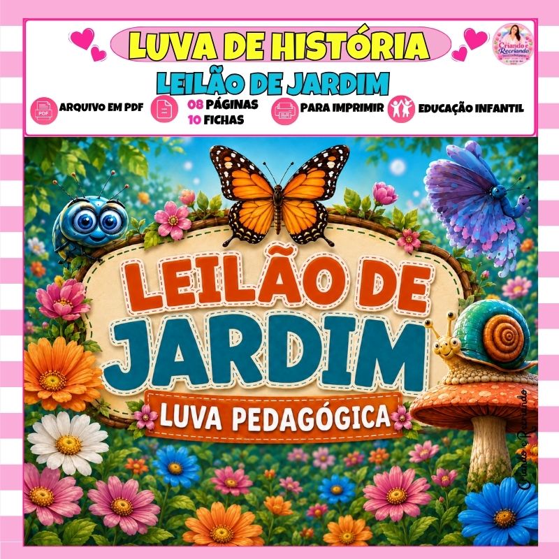 Luva de História Leilão de Jardim