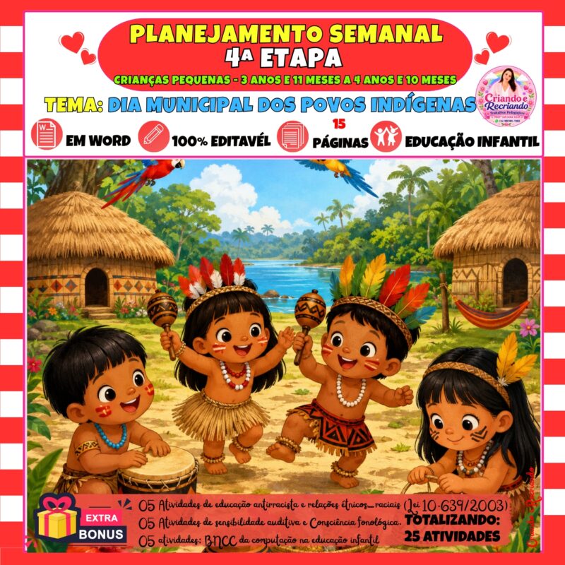 Planejamento 4ª Etapa – Dia Municipal dos Povos Indígenas