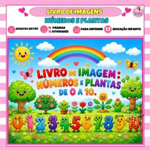 Livro de Imagens - Números e Plantas de 0 a 10