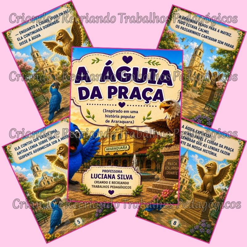 Livro Infantil - A Águia da Praça Livro Infantil - A Águia da Praça - Imagem 3