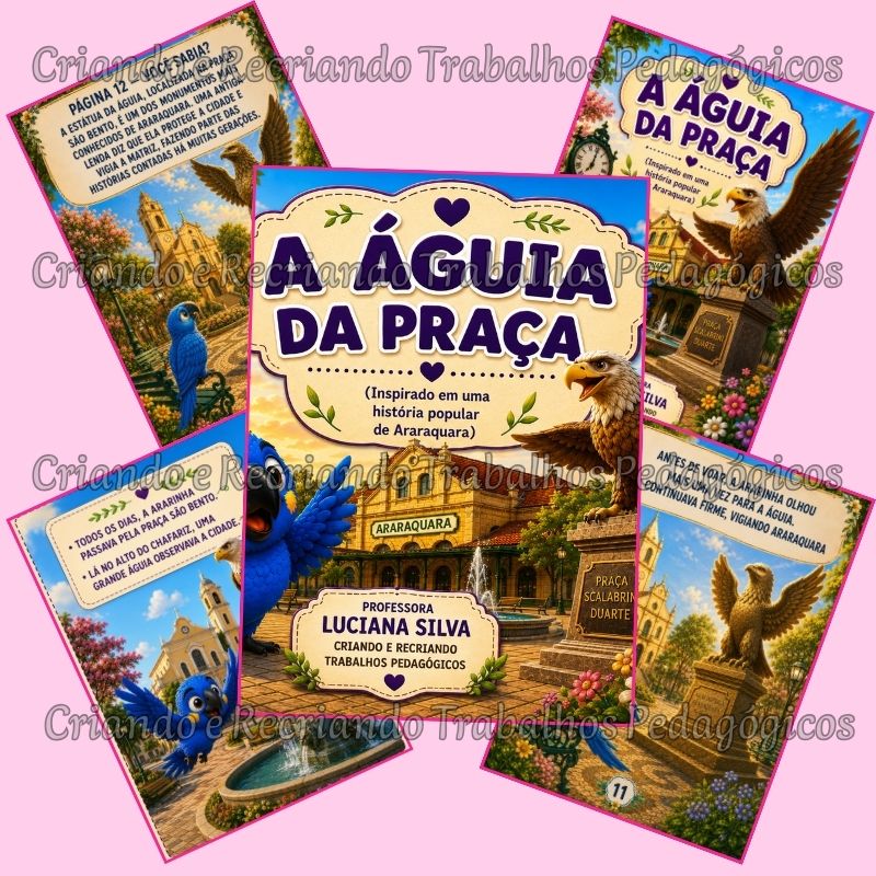 Livro Infantil - A Águia da Praça Livro Infantil - A Águia da Praça - Imagem 4