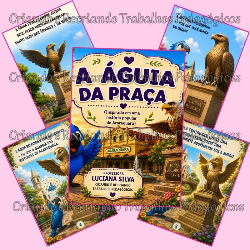 Livro Infantil - A Águia da Praça Livro Infantil - A Águia da Praça - Imagem 5