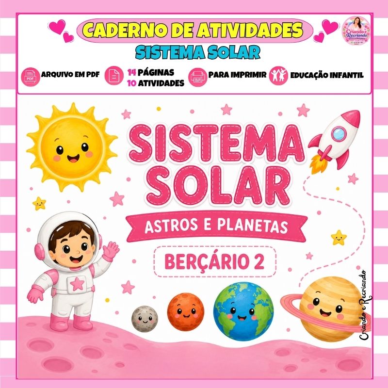 Caderno de Atividades - Sistema Solar - Berçário II