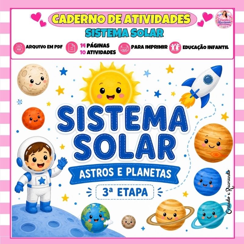 Caderno de Atividades - Sistema Solar - 3ª Etapa