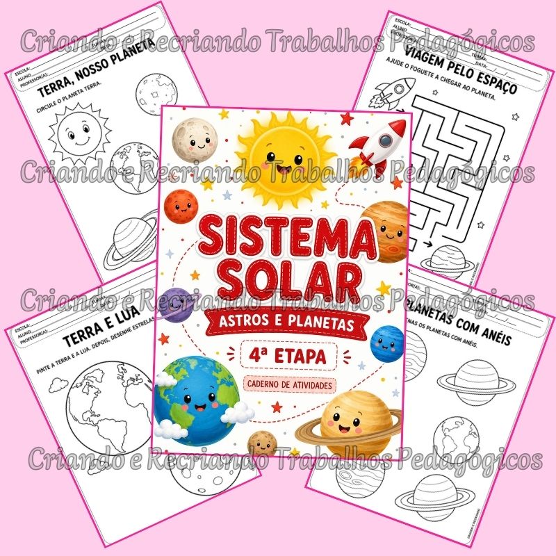Caderno de Atividades - Sistema Solar - 4ª Etapa Caderno de Atividades - Sistema Solar - 4ª Etapa - Imagem 3