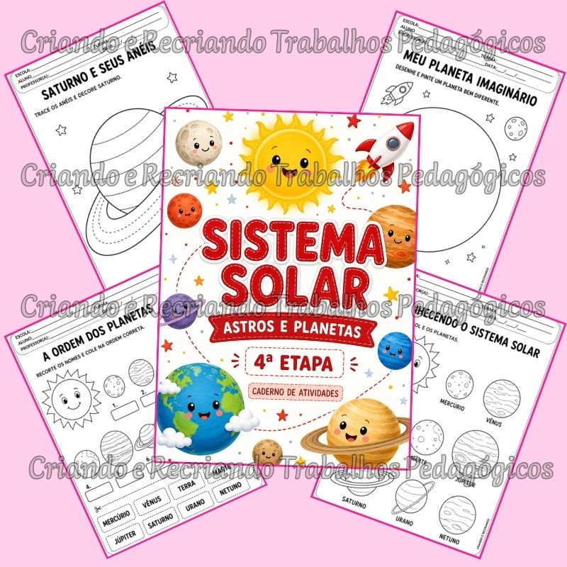Caderno de Atividades - Sistema Solar - 4ª Etapa Caderno de Atividades - Sistema Solar - 4ª Etapa - Imagem 2