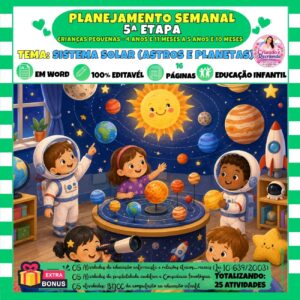 Planejamento 5ª Etapa – Sistema Solar (Astros e Planetas) Planejamento 5ª Etapa – Sistema Solar (Astros e Planetas)