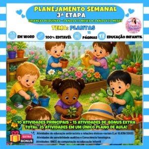 Planejamento Semanal 3ª Etapa – Plantas Planejamento Semanal 3ª Etapa – Plantas