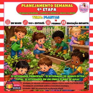 Planejamento Semanal 4ª Etapa – Plantas Planejamento Semanal 4ª Etapa – Plantas
