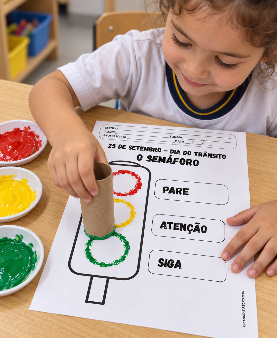 Atividade Semáforo e Segurança no Trânsito – Educação Infantil Atividade Semáforo e Segurança no Trânsito – Educação Infantil - Imagem 2