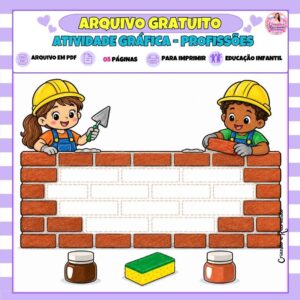 Atividade Gráfica Profissões – Educação Infantil