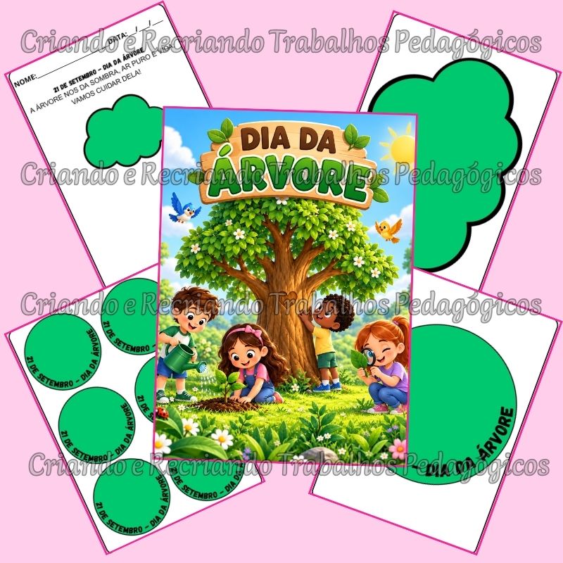 Atividade Gráfica - Dia da Árvore Atividade Gráfica - Dia da Árvore - Imagem 2
