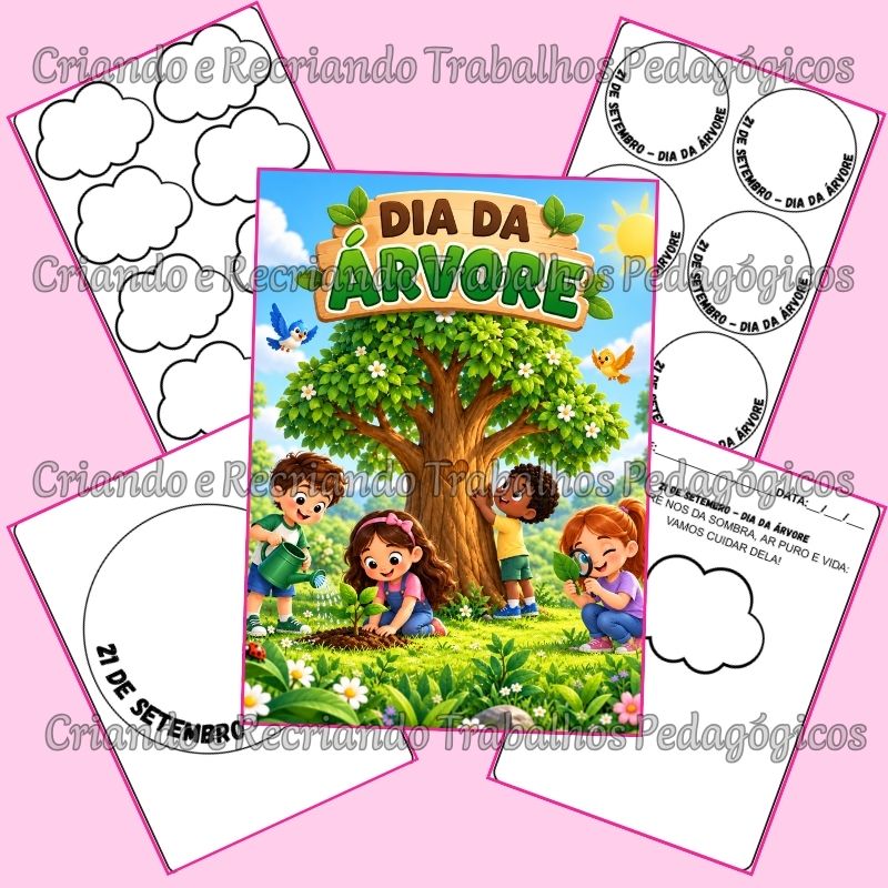 Atividade Gráfica - Dia da Árvore Atividade Gráfica - Dia da Árvore - Imagem 3