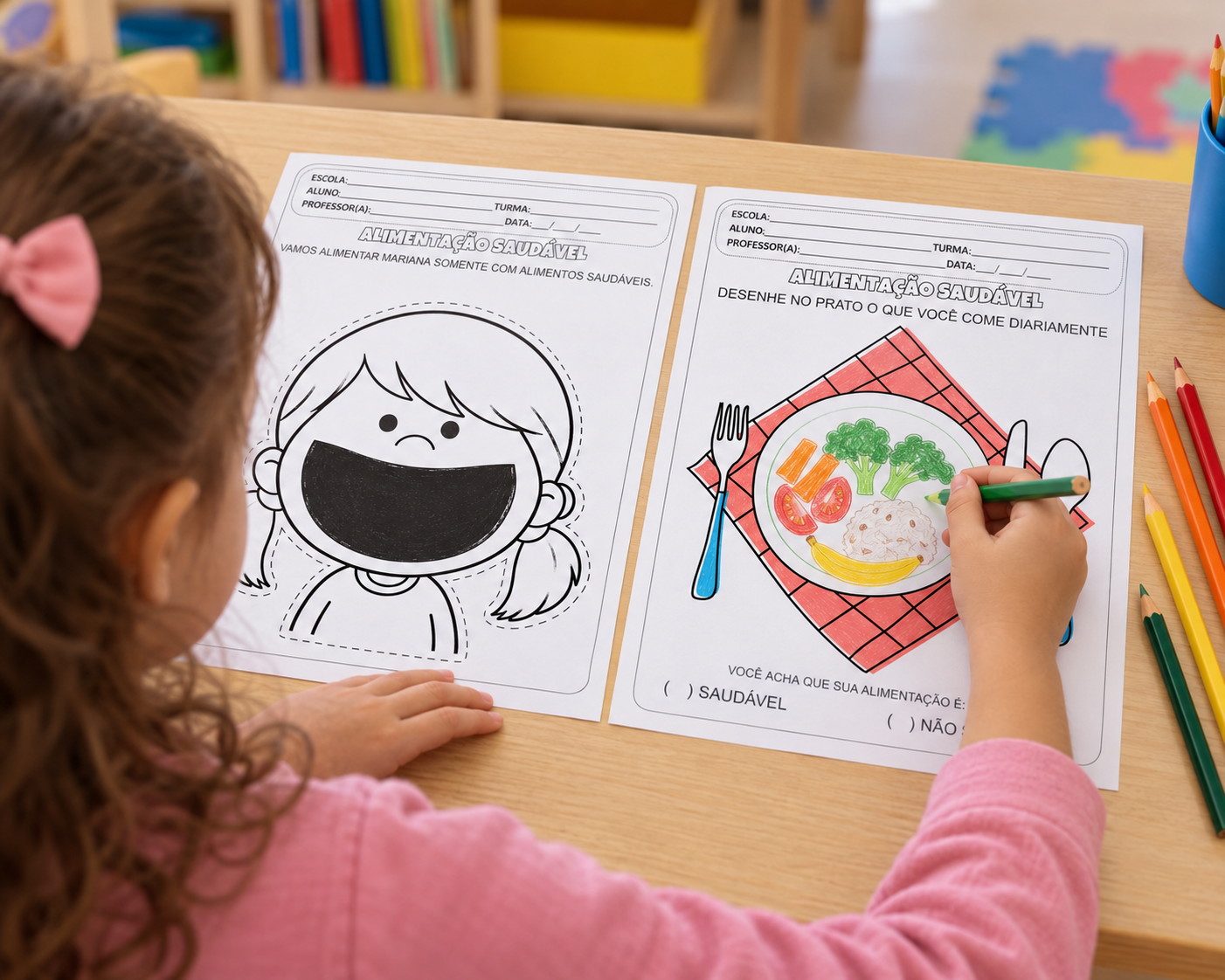 Caderno de Atividades – Alimentação Saudável para Educação Infantil Caderno de Atividades – Alimentação Saudável para Educação Infantil - Imagem 3