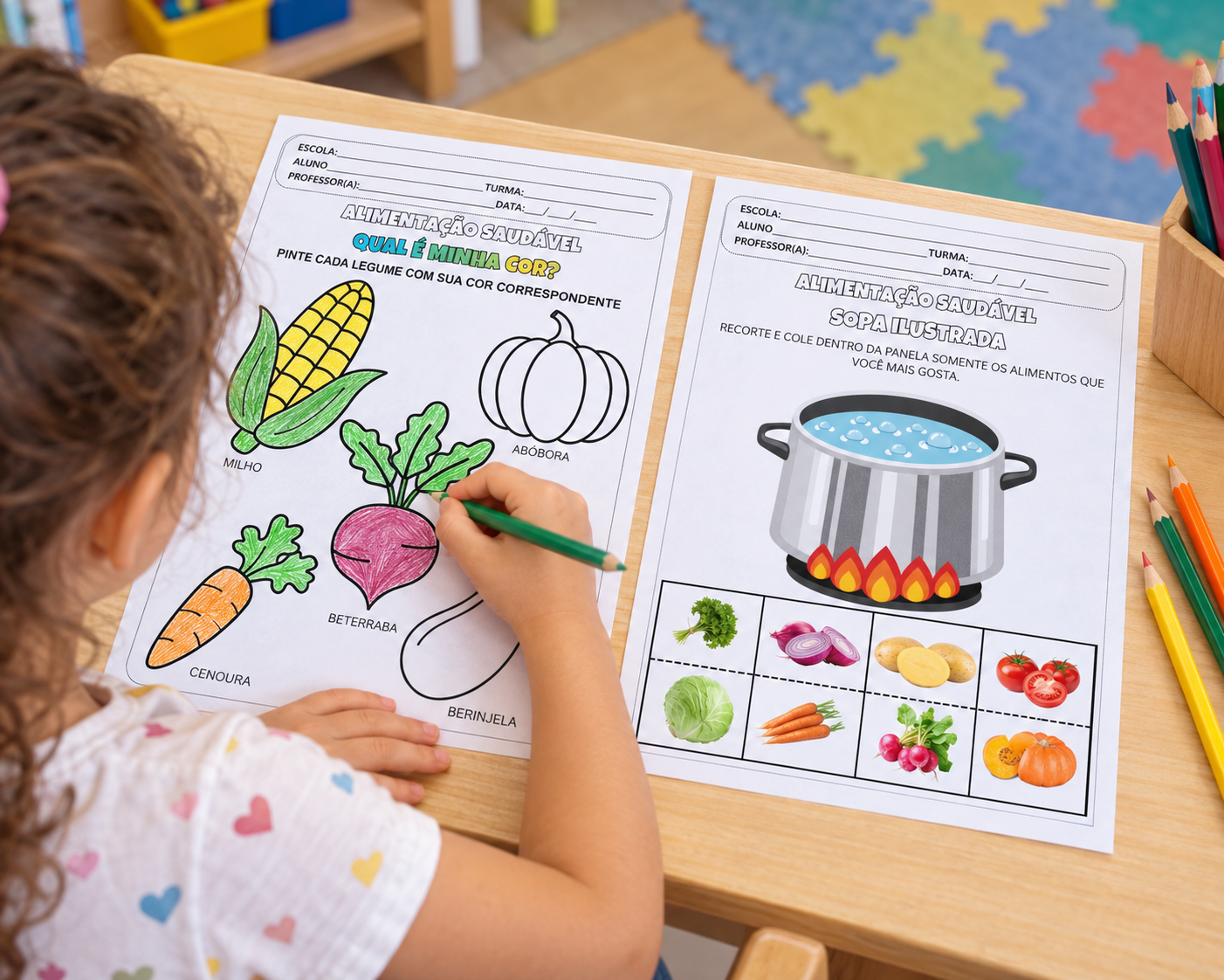 Caderno de Atividades – Alimentação Saudável para Educação Infantil Caderno de Atividades – Alimentação Saudável para Educação Infantil - Imagem 2