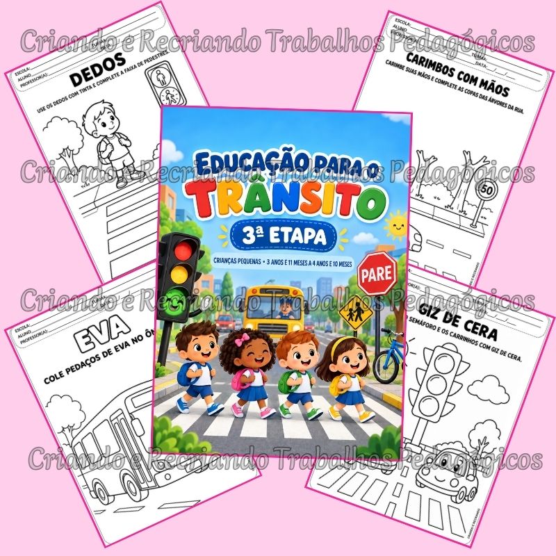 Caderno de Atividades Educação para o Trânsito - 3ª Etapa Caderno de Atividades Educação para o Trânsito - 3ª Etapa - Imagem 3