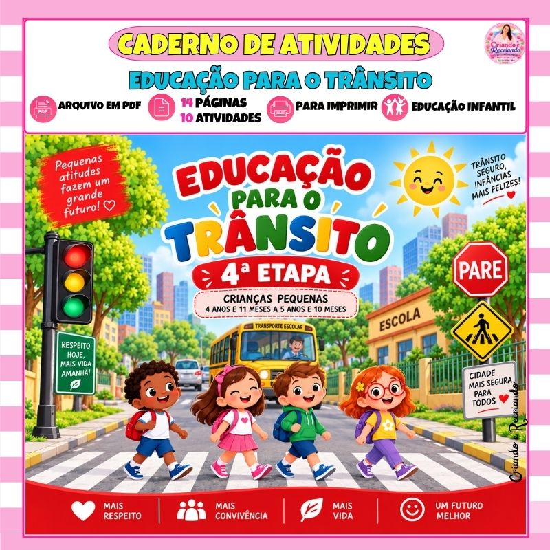 Caderno de Atividades Educação para o Trânsito – 4ª Etapa