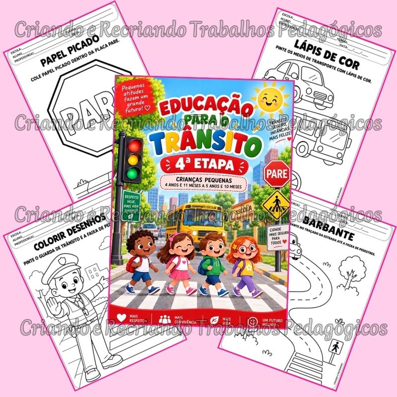 Caderno de Atividades Educação para o Trânsito – 4ª Etapa Caderno de Atividades Educação para o Trânsito – 4ª Etapa - Imagem 3