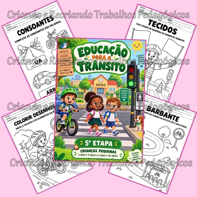 Caderno de Atividades Educação para o Trânsito – 5ª Etapa Caderno de Atividades Educação para o Trânsito – 5ª Etapa - Imagem 3