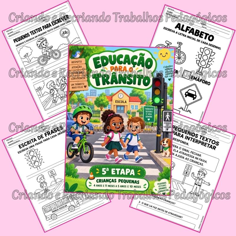 Caderno de Atividades Educação para o Trânsito – 5ª Etapa Caderno de Atividades Educação para o Trânsito – 5ª Etapa - Imagem 2