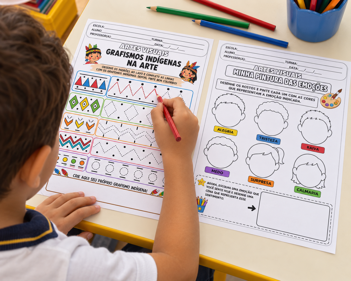 Caderno de Atividades Artes Visuais – Educação Infantil Caderno de Atividades Artes Visuais – Educação Infantil - Imagem 2