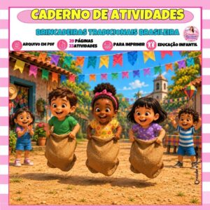 Caderno de Atividades Brincadeiras Tradicionais – Educação Infantil