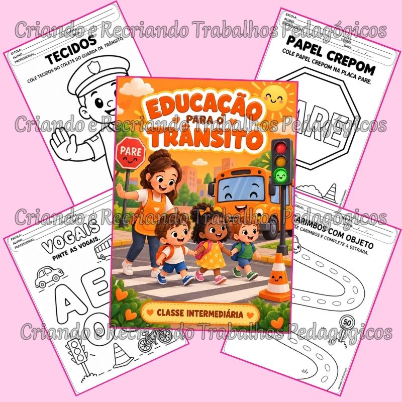 Educação para o Trânsito – Caderno de Atividades para Classe Intermediária Educação para o Trânsito – Caderno de Atividades para Classe Intermediária - Imagem 2