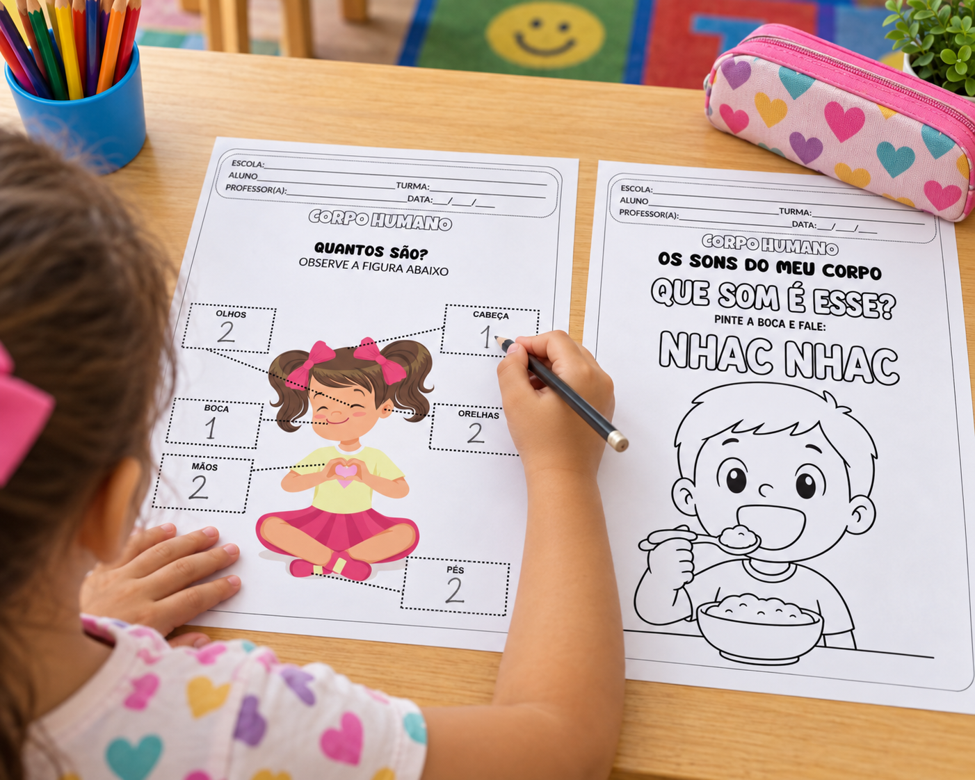 Caderno de Atividades – Corpo Humano para Educação Infantil Caderno de Atividades – Corpo Humano para Educação Infantil - Imagem 2