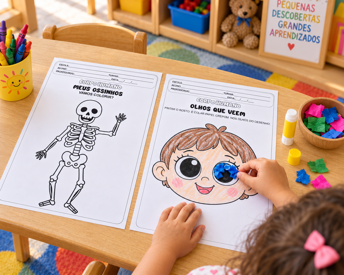 Caderno de Atividades – Corpo Humano para Educação Infantil Caderno de Atividades – Corpo Humano para Educação Infantil - Imagem 3
