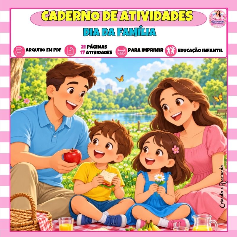 Caderno de Atividades – Dia da Família para Educação Infantil