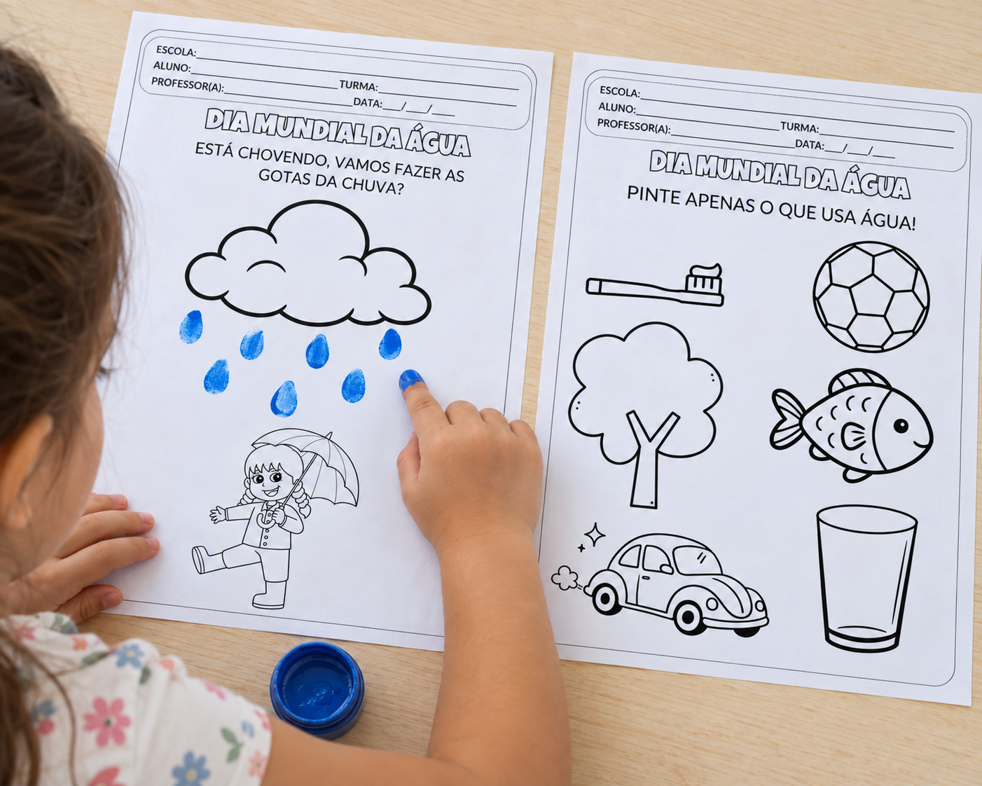 Caderno de Atividades Dia Mundial da Água 22 de Março – Educação Infantil Caderno de Atividades Dia Mundial da Água 22 de Março – Educação Infantil - Imagem 3