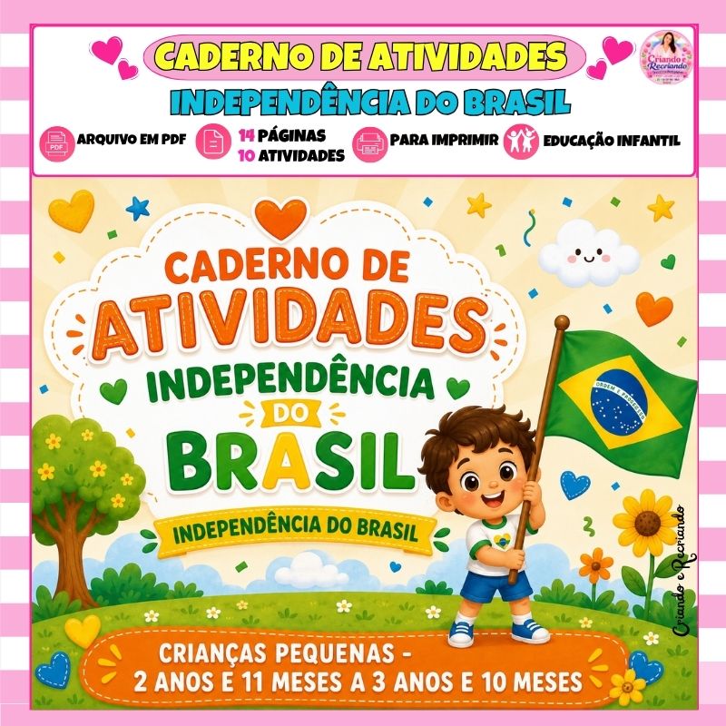 Caderno de Atividades - Independência do Brasil - Classe Intermediária