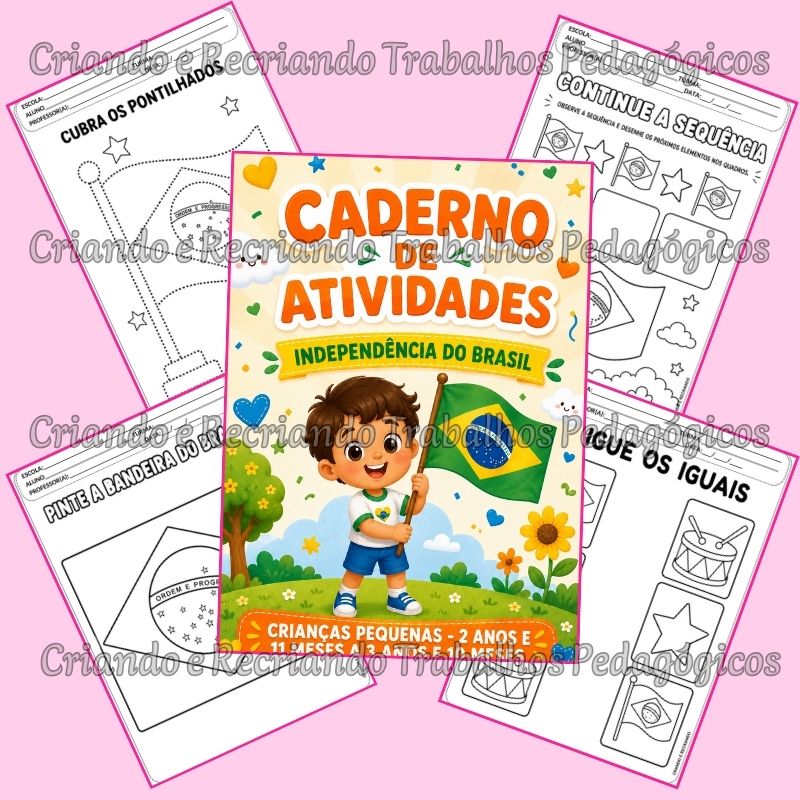 Caderno de Atividades - Independência do Brasil - Classe Intermediária Caderno de Atividades - Independência do Brasil - Classe Intermediária - Imagem 3