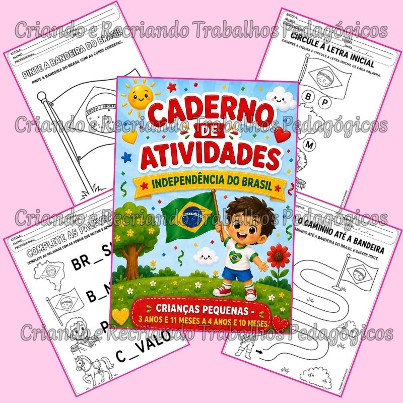 Caderno de Atividades - Independência do Brasil - 4ª Etapa Caderno de Atividades - Independência do Brasil - 4ª Etapa - Imagem 3